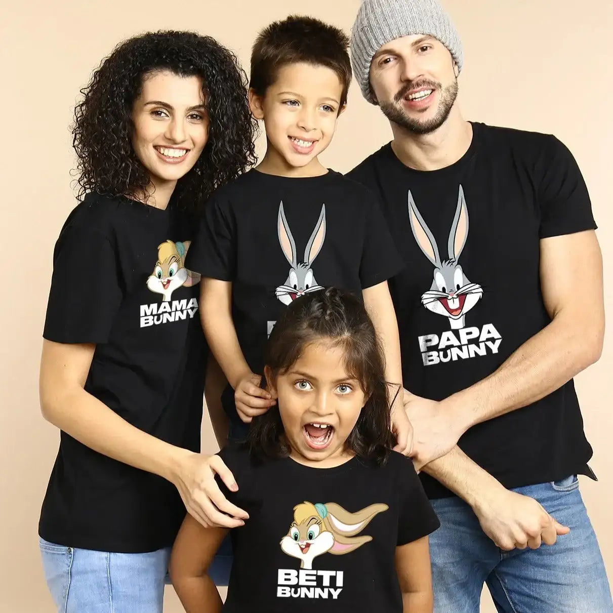 Bunny Family Matching T-Shirt | Bunny Graphic Tee