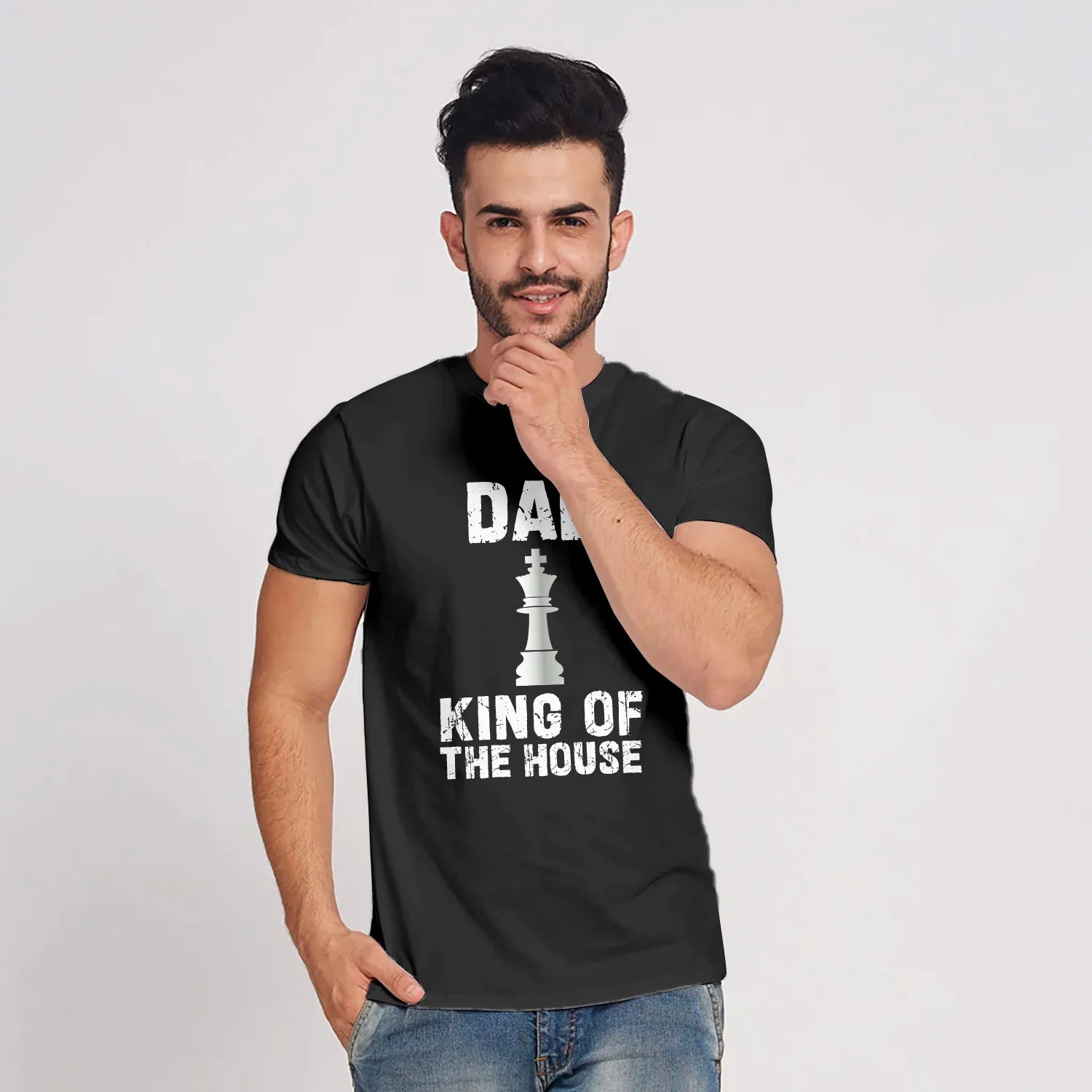 King of the Family Matching T-Shirt | Family Graphic Tee