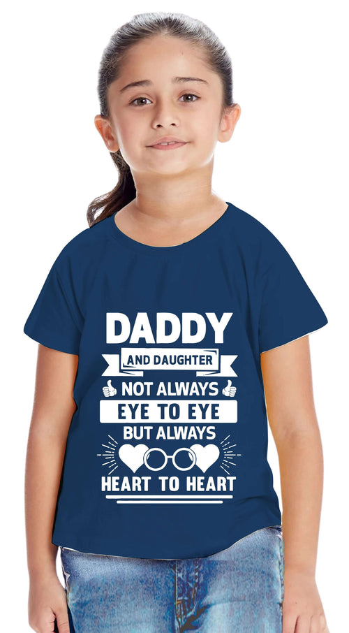 Daddy and Daughter Matching T-Shirt | Cute Father and Daughter Bond Graphic Tee