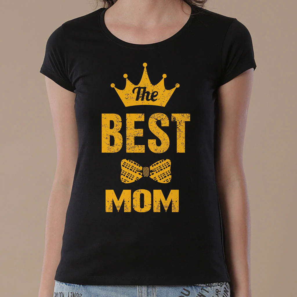 Crown Mom and Son Matching T-Shirt | Best Mom and Best Son Graphic Tee