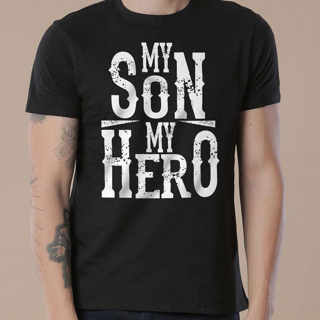 Black My Son/Dad My Hero Father-Son Tees