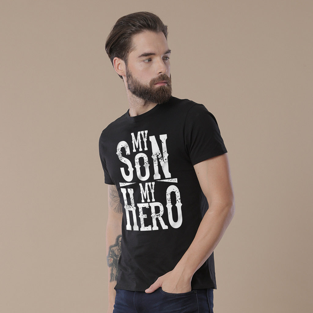 Black My Son/Dad My Hero Father-Son Tees