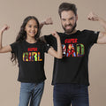 Daddy and Daughter Matching T-Shirt | Super Dad Super Girl Graphic Tee
